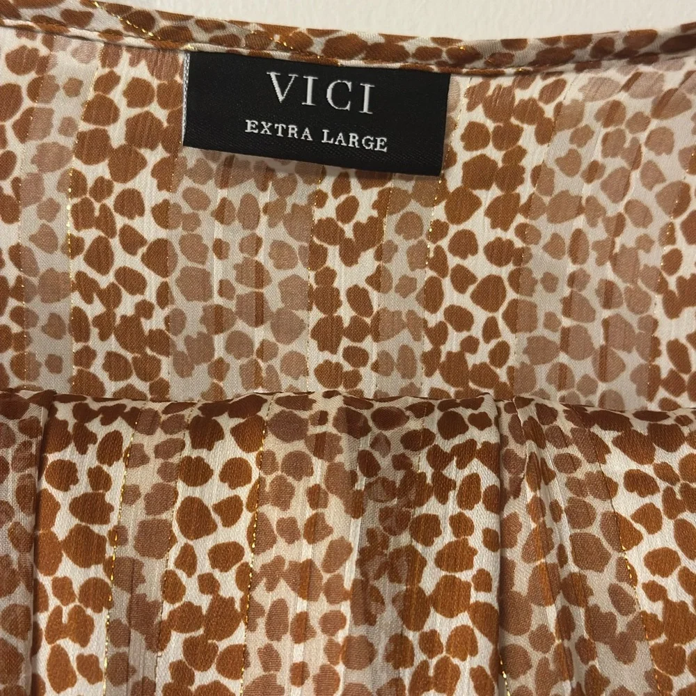 Boho Cottage Core Crop Blouse & Maxi Skirt | XL | VICI Collection Matching Set - Picture 8 of 9